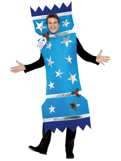 Christmas Cracker Adult Costume - Blue