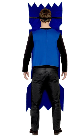 Christmas Cracker Adult Costume - Blue