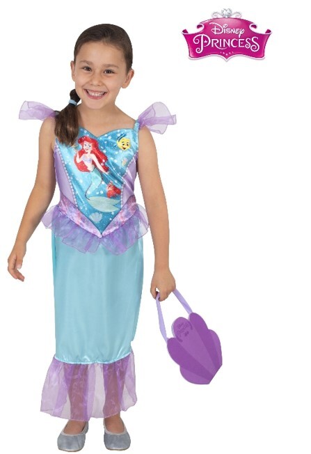 Ariel Little Mermaid Kid's Costume & Bag
