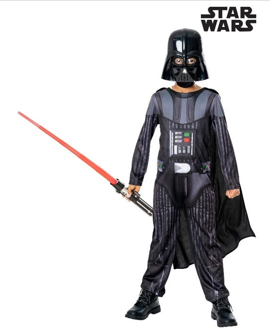 Star Wars Darth Vader Kids Costume + Light Saber