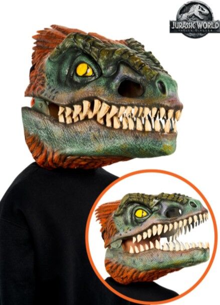 Jurassic World Pyroraptor Moveable Jaw Mask