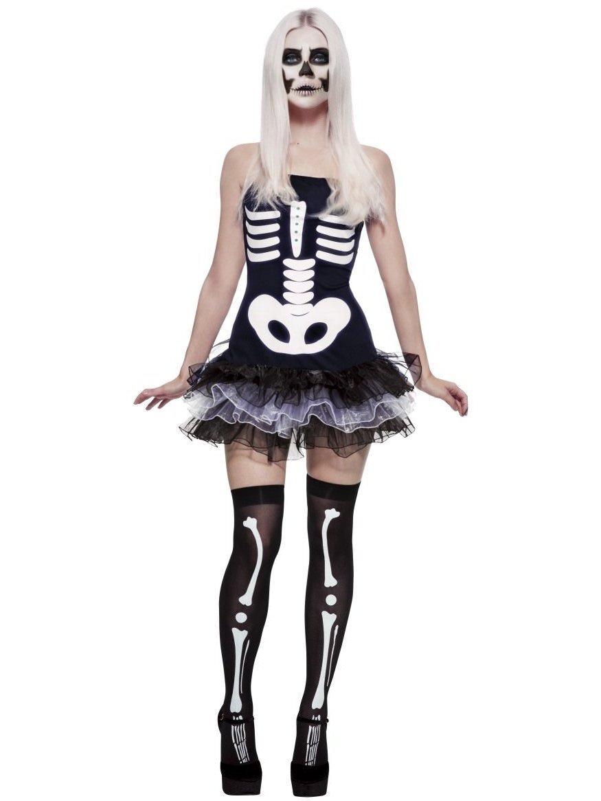 Fever Skeleton Adult Tutu Costume