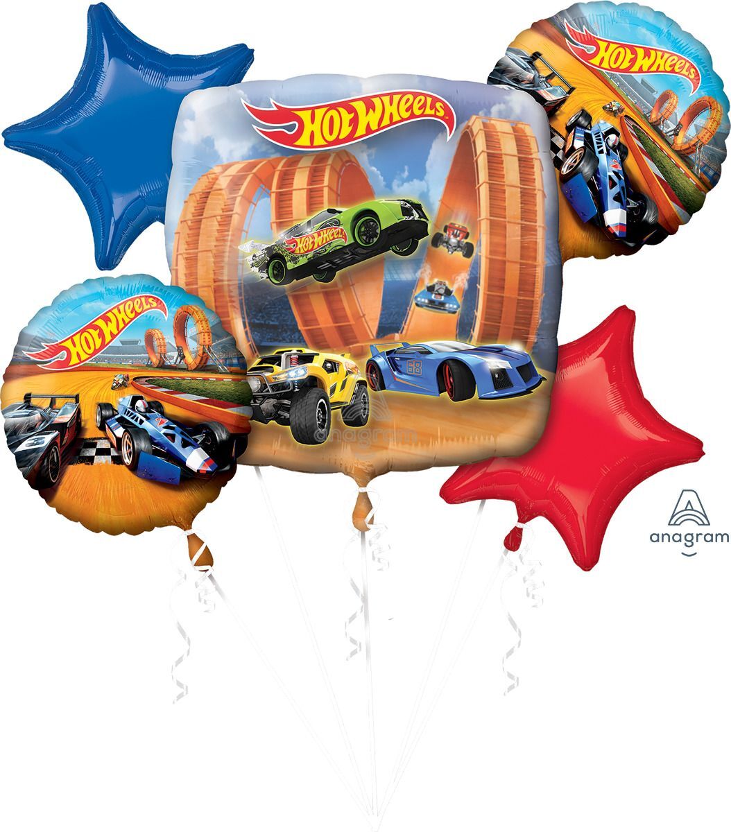 Hot Wheels Mega Foil Balloon Bouquet