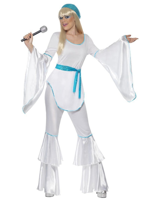 70s Disco White Super Trooper Adult Costume