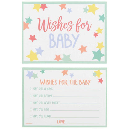 Baby Shower Wishes for Baby Cards - 24 Pk
