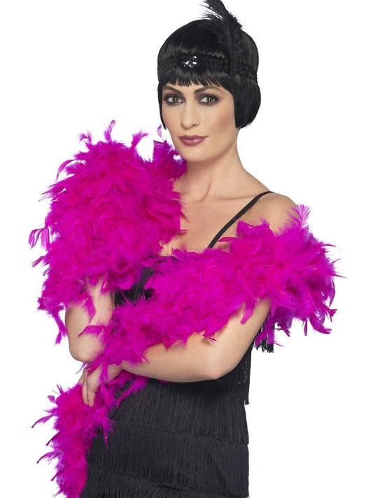 Deluxe 80g Feather Boa - Fuchsia Pink