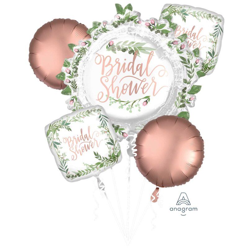 Bridal Shower Love & Leaves Mega Foil Balloon Bouquet