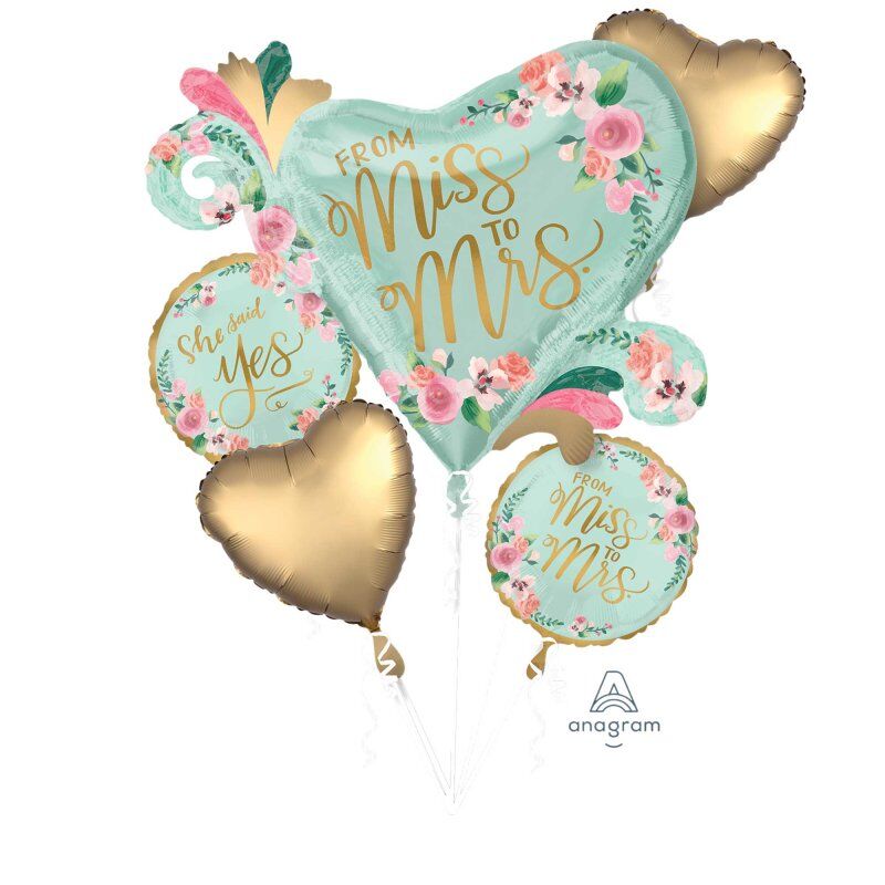 Mint to Be Mega Foil Balloon Bouquet