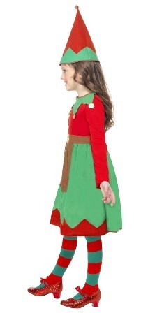 Santa's Little Helper Kid's Dress Costume