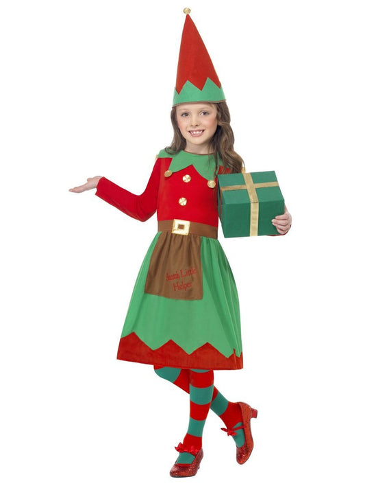 Santa's Little Helper Kid's Dress Costume