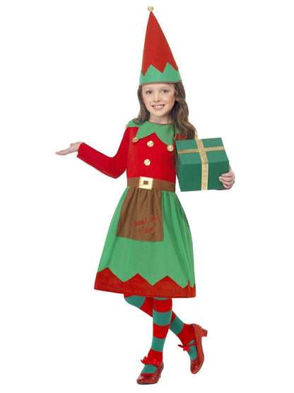 Santa's Little Helper Kid's Dress Costume