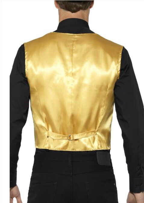 Gold Sequin Adult Waistcoat