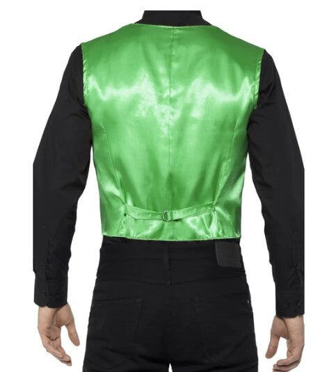 Green Sequin Waistcoat