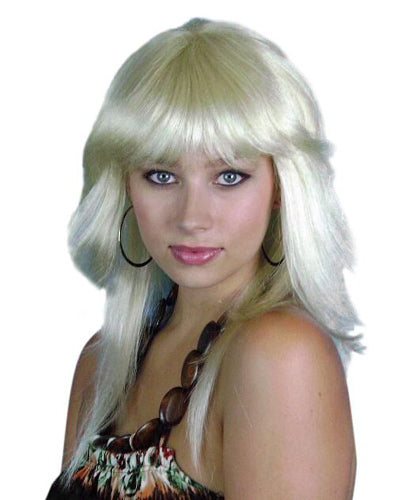Retro Layered Blonde Wig
