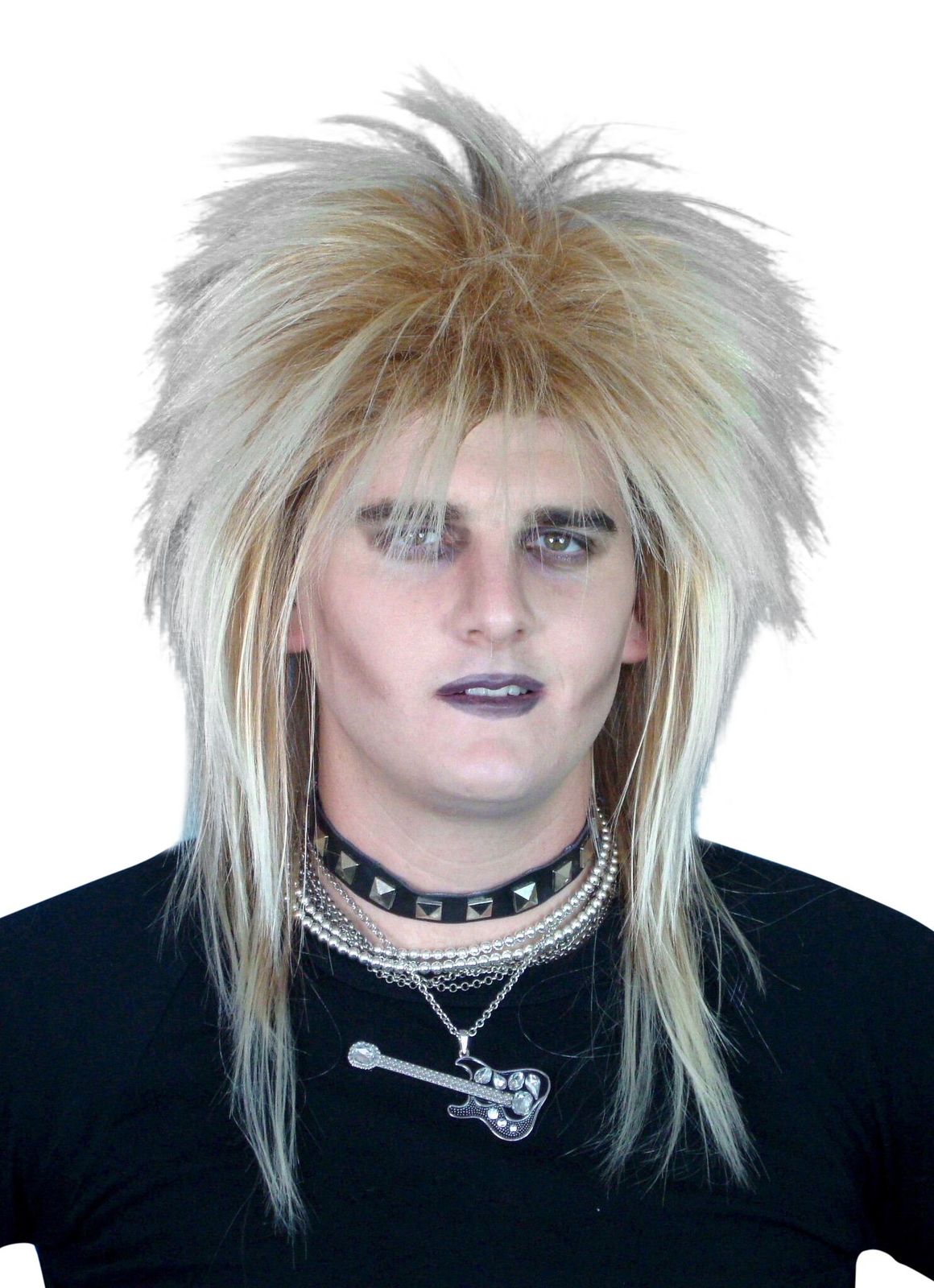 Spikey Blonde Rockstar Wig