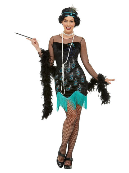 1920s Peacock Flapper Adult Costume