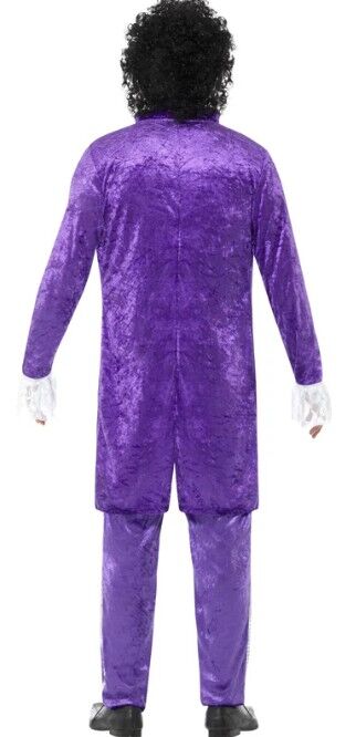Prince Style 80s Purple Musician Adult Costume