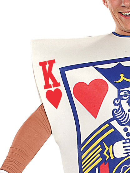 King Of Hearts Playing Card Adult Costume