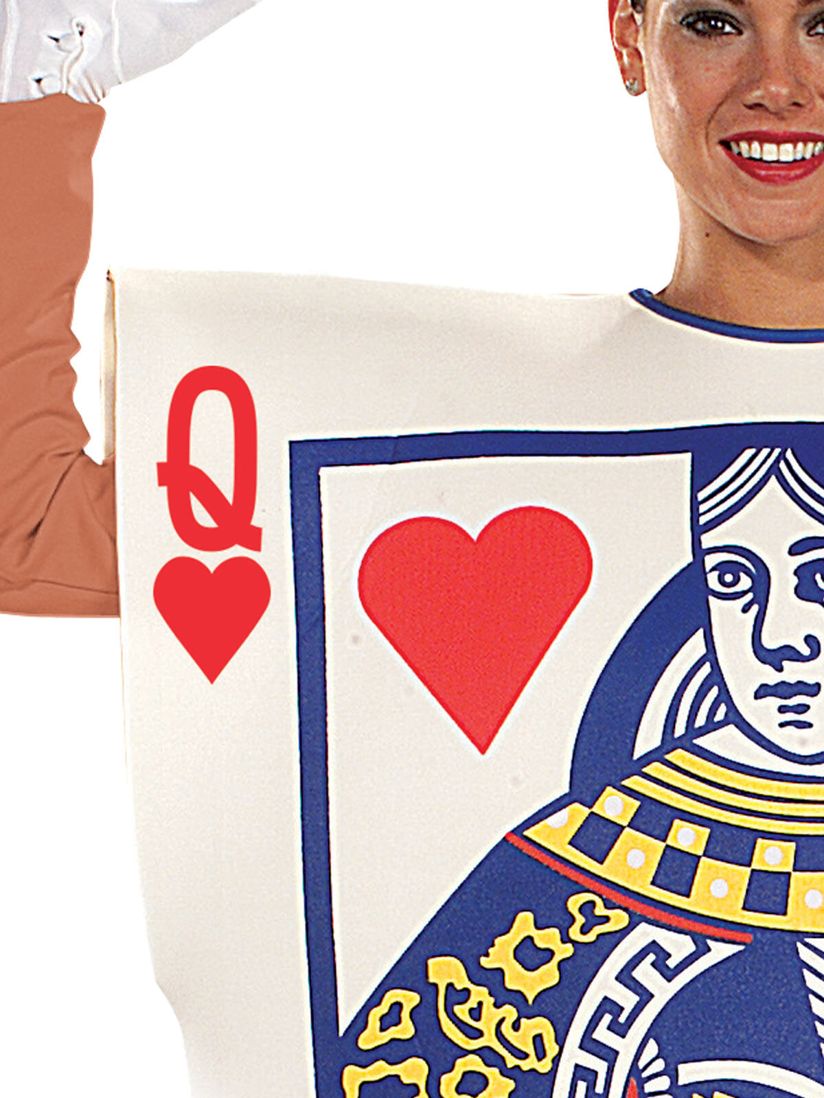Queen Of Hearts Playing Card Adult Costume
