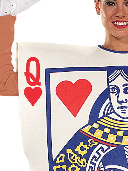 Queen Of Hearts Playing Card Adult Costume