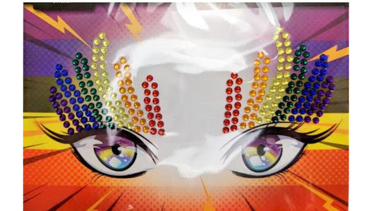 Sparkling Face Jewels - Rainbow Crystal