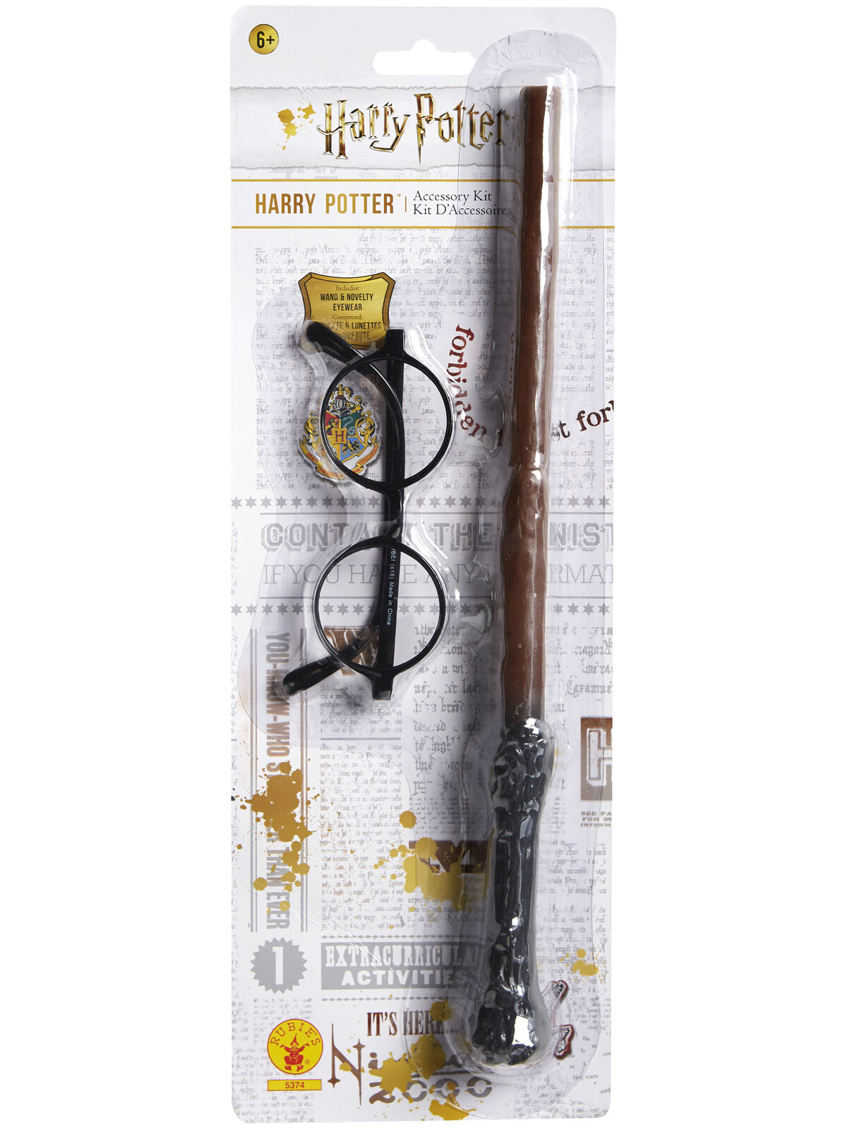 Harry Potter Wand & Glasses Kit