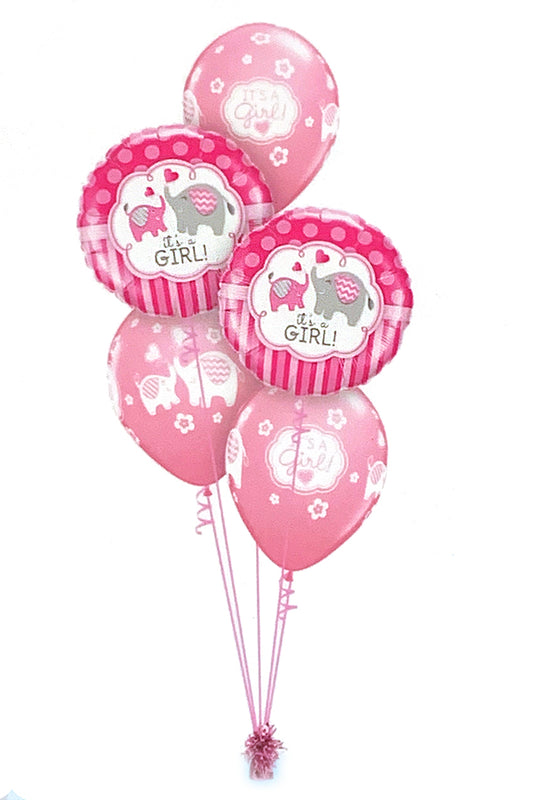 It's a Girl Elephants Classic Bouquet