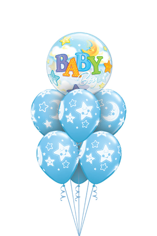 Baby Stars & Moons Bubble Luxury Bouquet