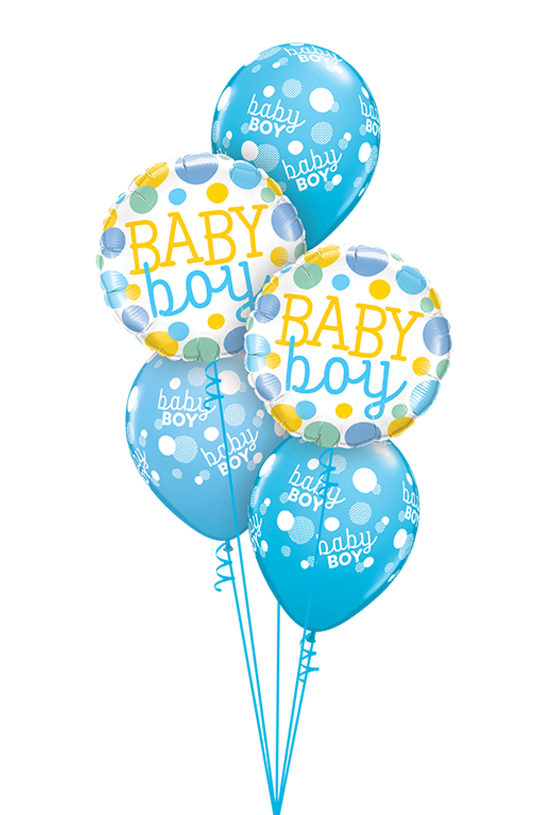 Baby Boy Dots Classic Bouquet