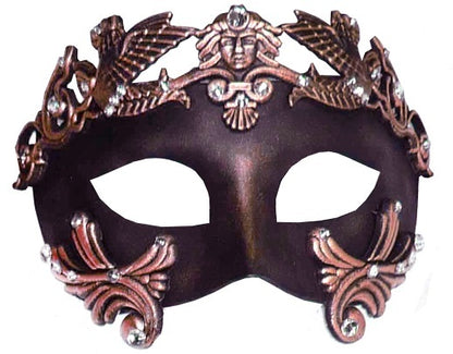 Copper Gold Roman Masquerade Eye Mask