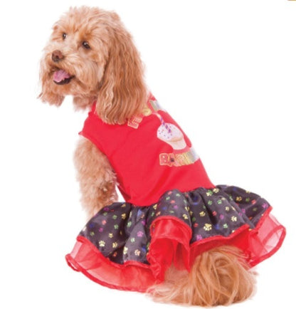Barkday Birthday Tutu Dress Pet Costume