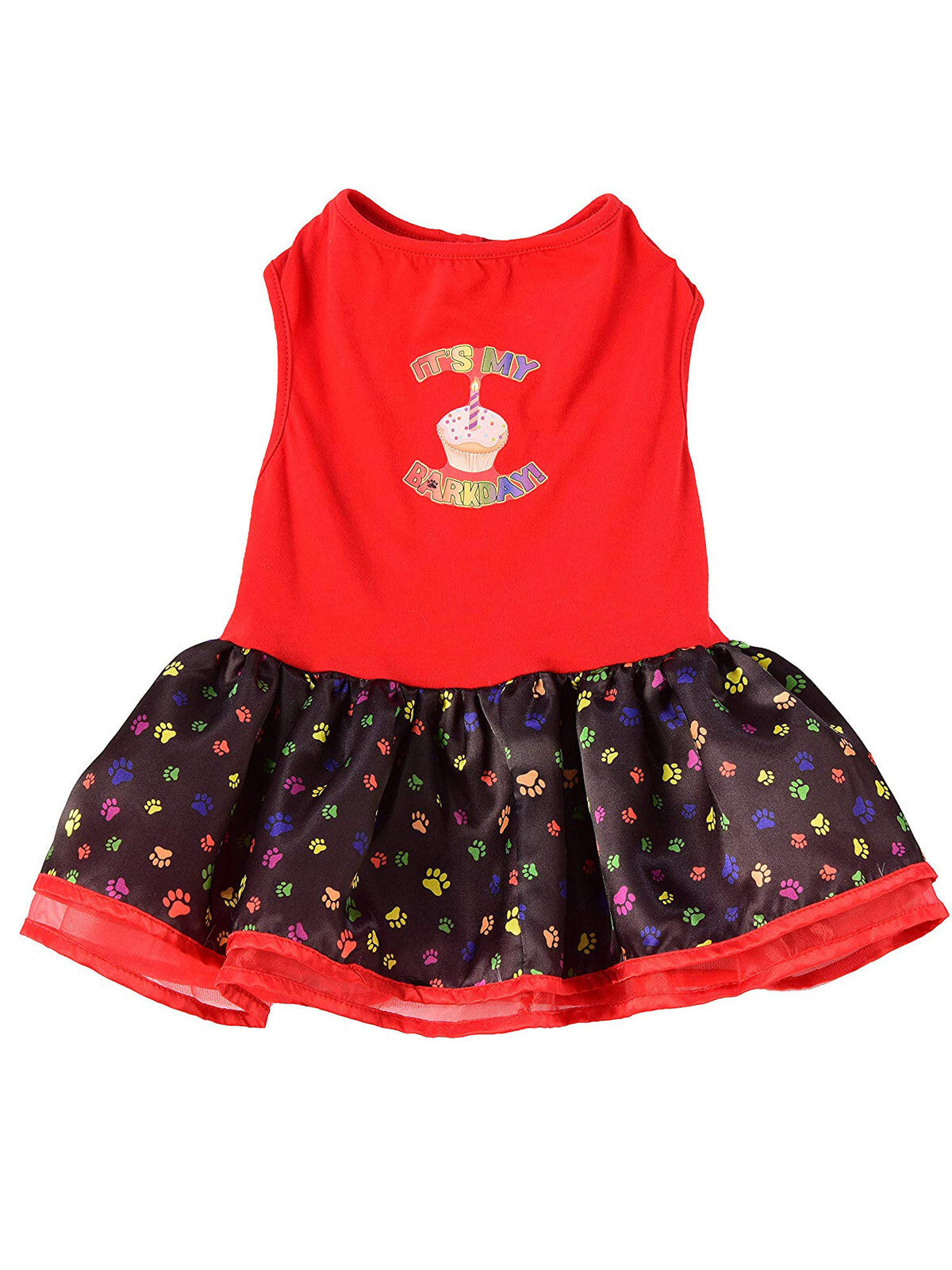 Barkday Birthday Tutu Dress Pet Costume