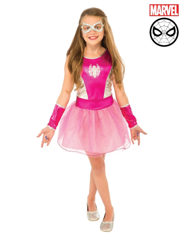 Spider-Girl Pink Tutu Dress Kid's Costume