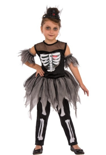 Skelerina Ballerina Girls Costume
