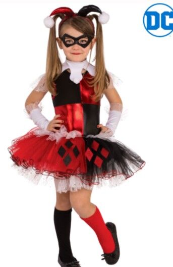 Harley Quinn Deluxe Tutu Dress Kid's Costume