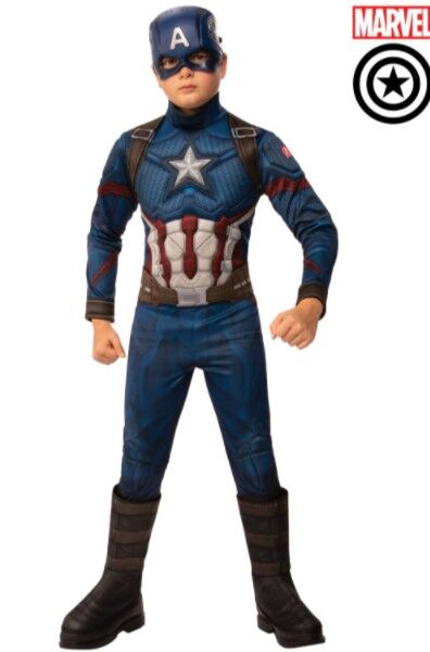 Captain America Deluxe Kid's Costume
