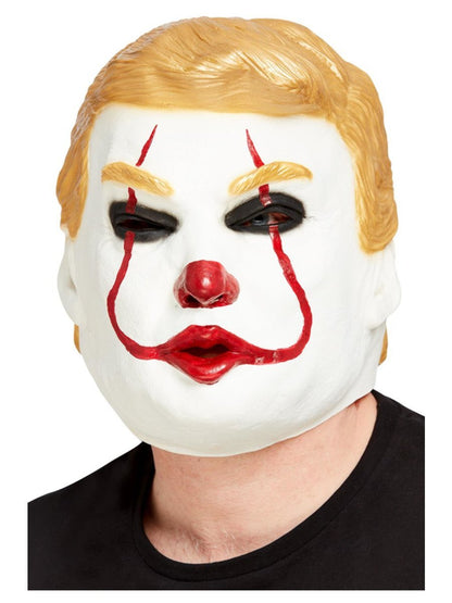 Clown President Trump Overhead Latex Mask