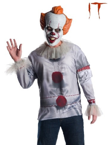 Pennywise 'It' Adult Top & Mask