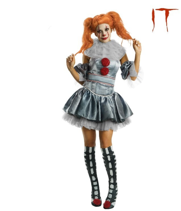 Pennywise IT Movie Deluxe Women's Costume