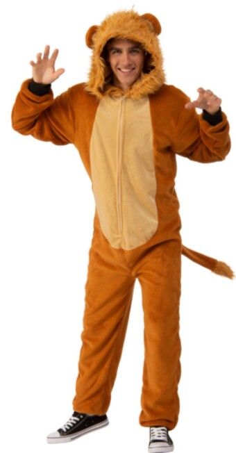 Lion Furry Onesie Adult Costume