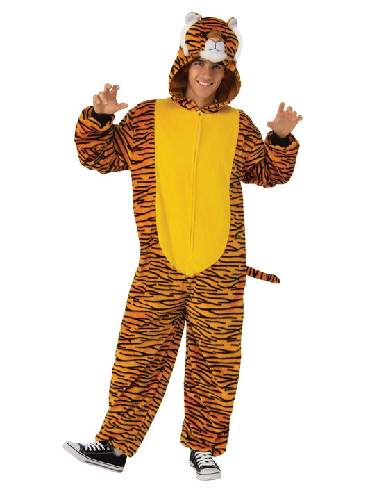 Tiger Furry Onesie Adult Costume