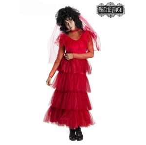 Beetlejuice Lydia Deetz Wedding Dress Adult Costume