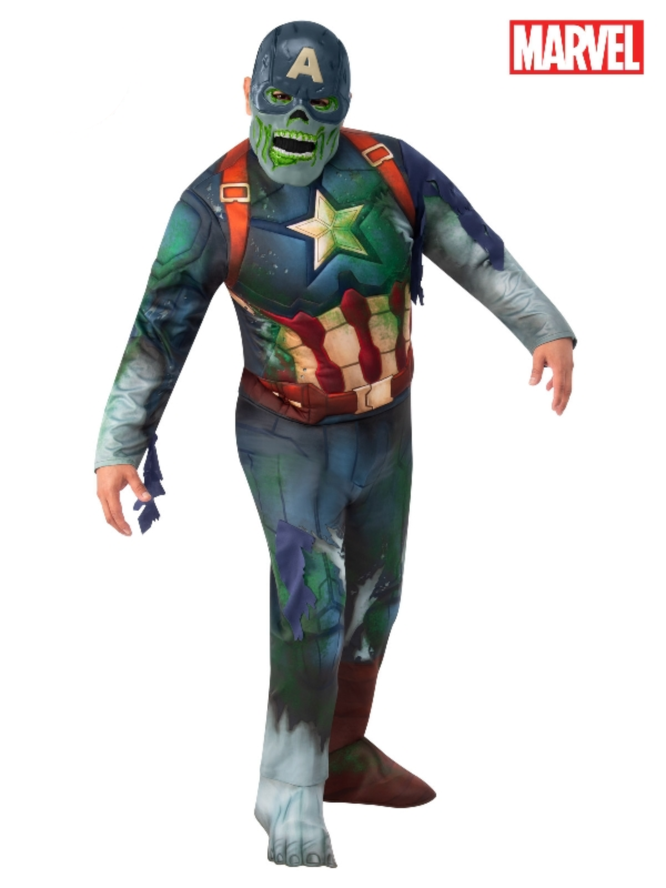 Captain America What-If Zombie Adult Costume