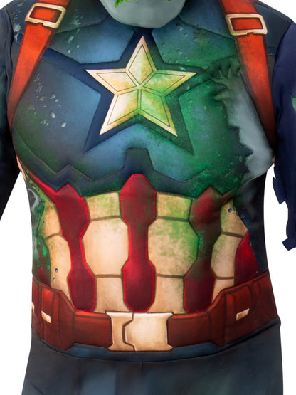 Captain America What-If Zombie Adult Costume