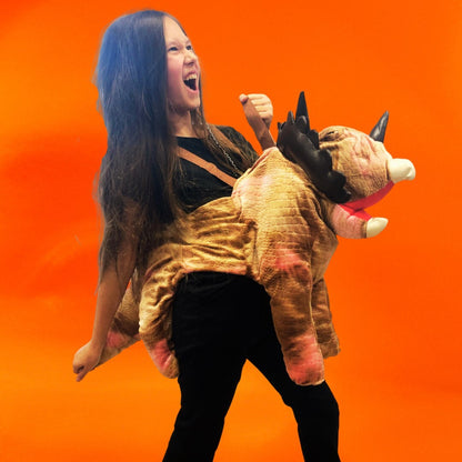 Kid Safari Wrap 'n Ride Triceratops Dinosaur Costume