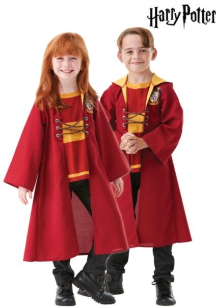 Harry Potter Kid's Quidditch Hooded Robe