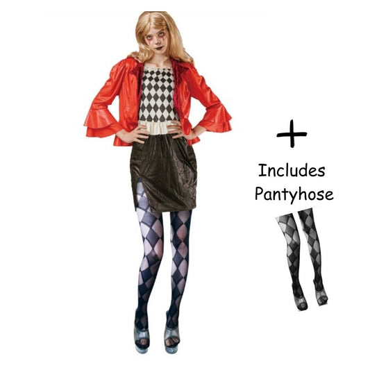 Lady Joker Harley Quinn Style Adult Costume