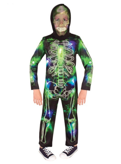 Spooky Glow Skeleton Kid's Costume
