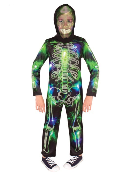 Spooky Glow Skeleton Kid's Costume