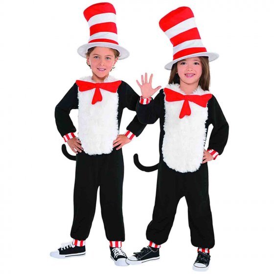 Cat in the Hat Kid's Costume